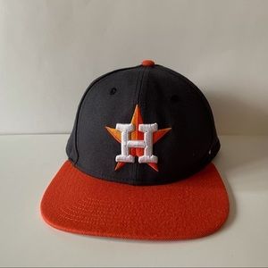Houston Astros 47 Brand Adjustable Hat Black/Orange Youth